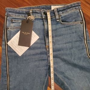 Women's rag & bone Nina Side Zip Jeans Sz 25